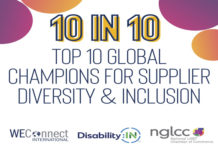 Top 10 Global diversity suppliers